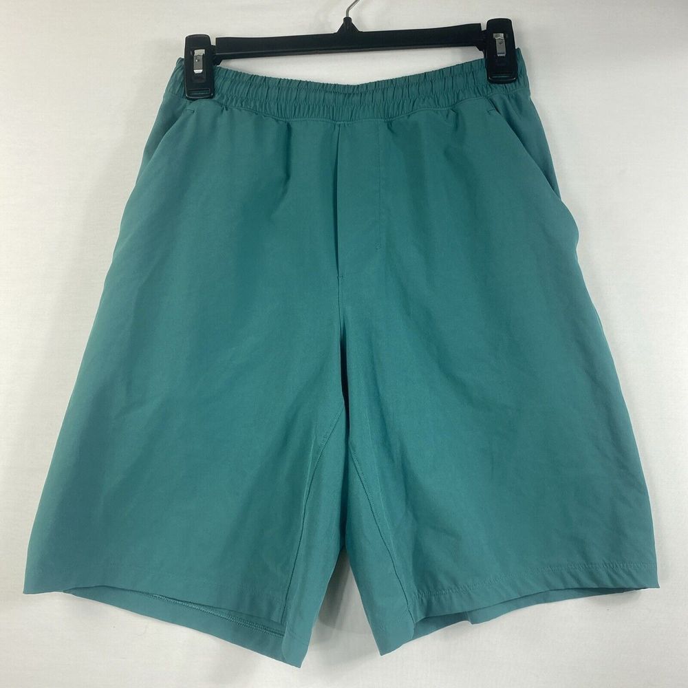 Lululemon Mens Size Small Pace Breaker Shorts 9" Inseam Teal Lagoon Lined